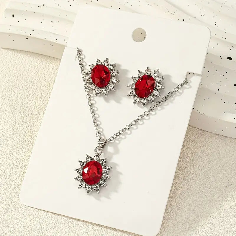 Schmuckset Katya Ruberyn | Weissgold