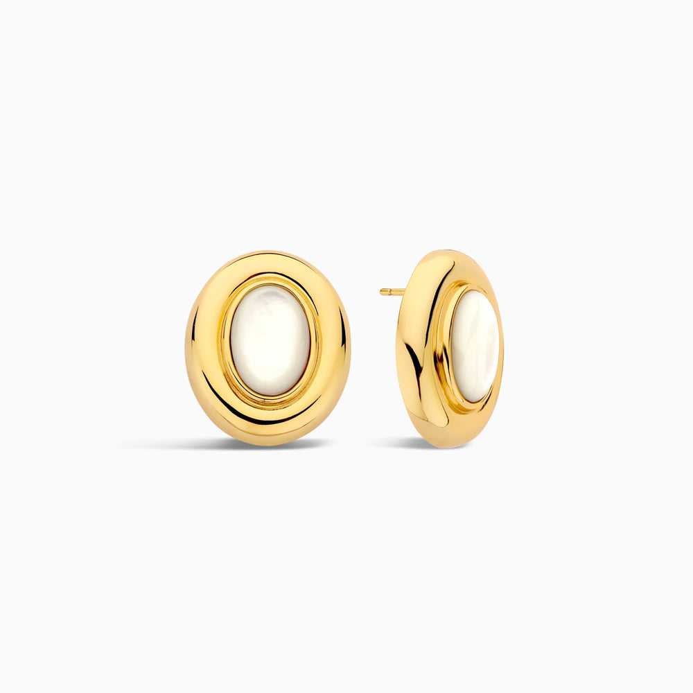 Perlenohrringe Giselle | Gold