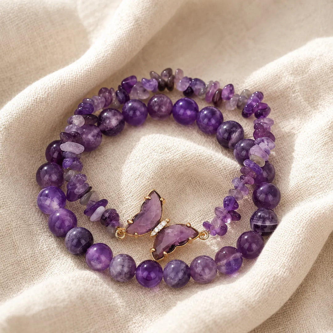Perlenarmband-Set mit Schmetterlingsmotiv