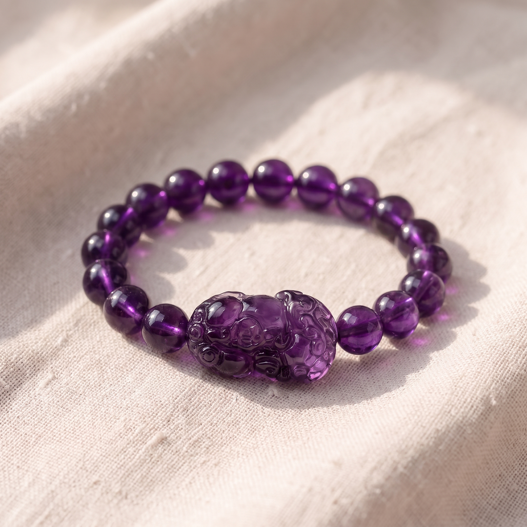 Pixiu-Perlenarmband im Tribal-Stil