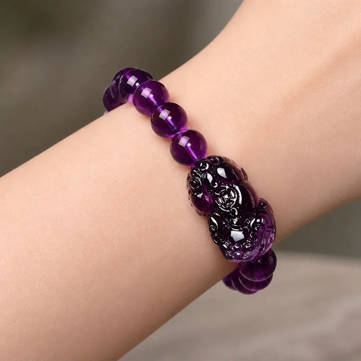 Pixiu-Perlenarmband im Tribal-Stil