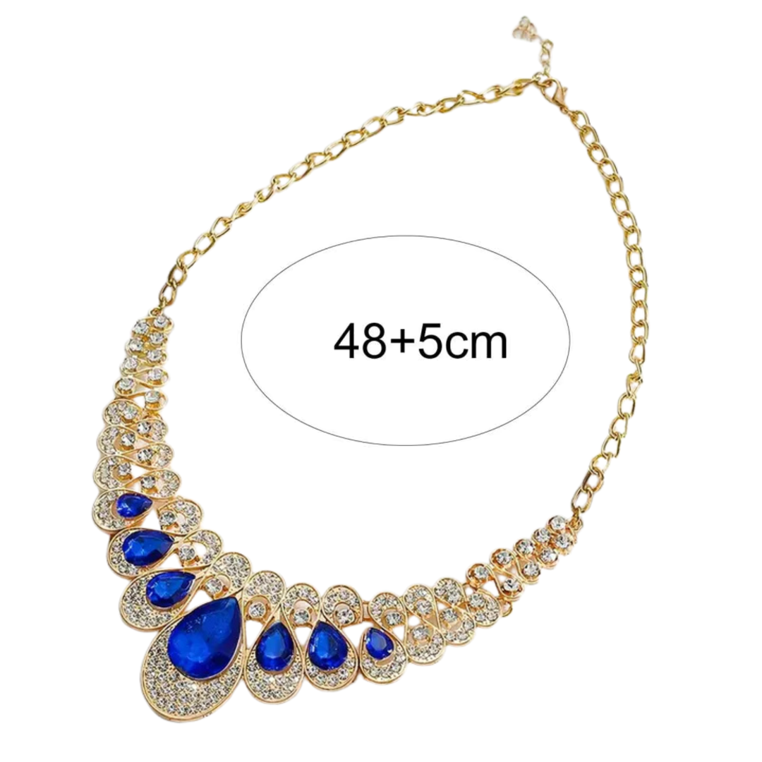 Königliches Saphir-Schmuckset – Gold