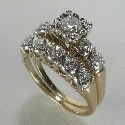 Funkelnder Goldring
