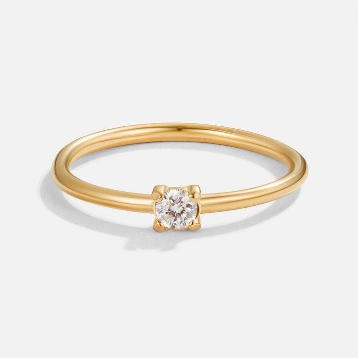 Goldene Geburtssteinringe