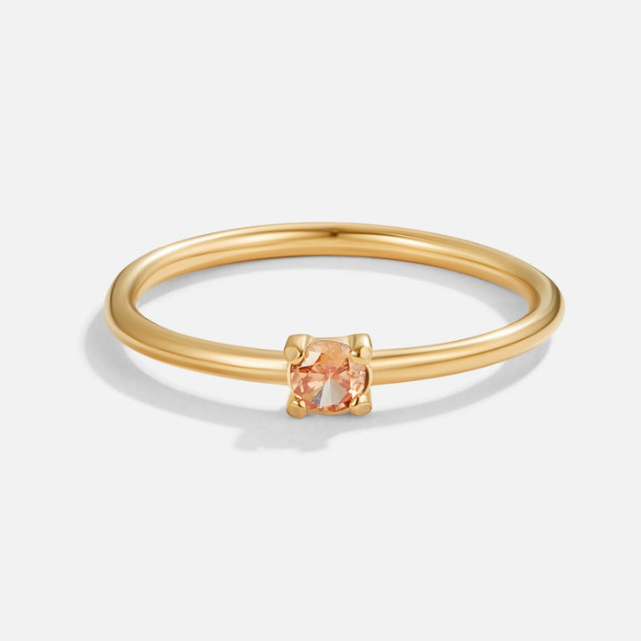 Goldene Geburtssteinringe