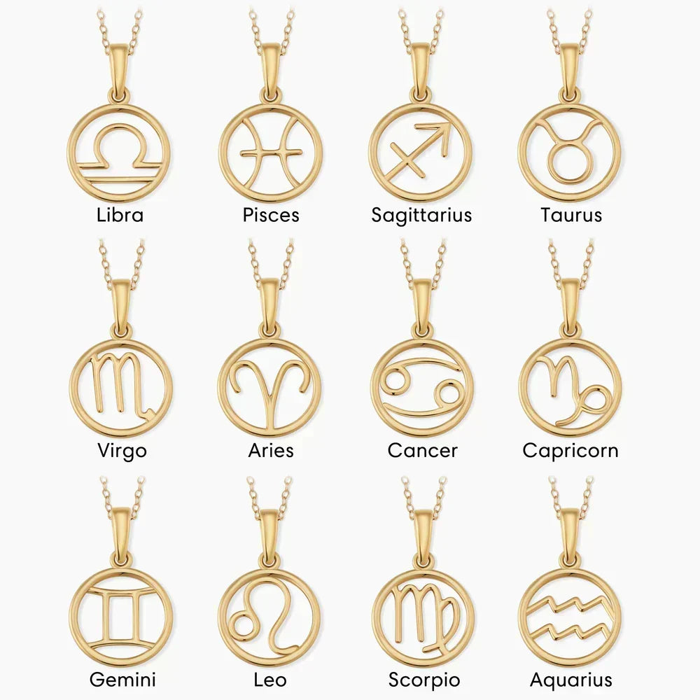 Sternzeichenhalskette | Gold