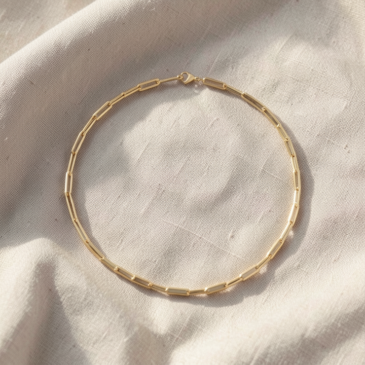 Elegante Gliederhalskette Archen | Gold