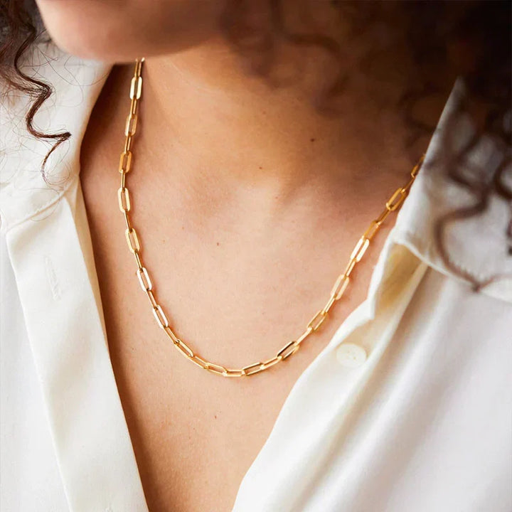 Elegante Gliederhalskette Archen | Gold