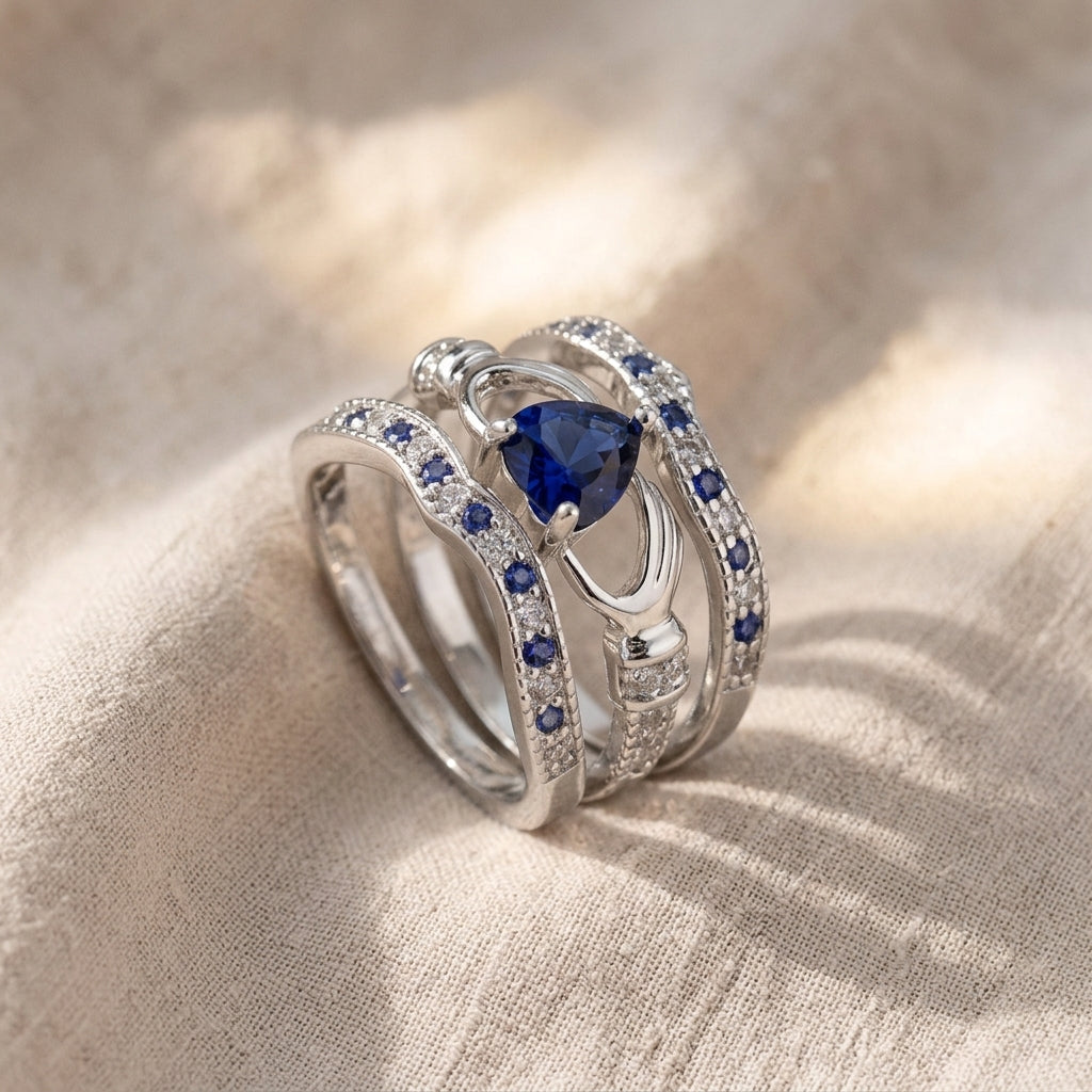 Ringset Azura Ewiger Luxus | Weissgold