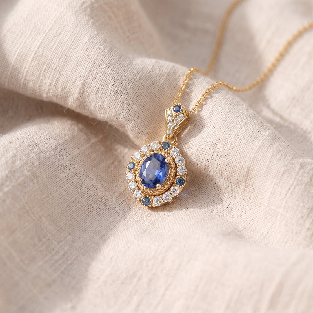 Anhängerkette Celeste Royale | Gold