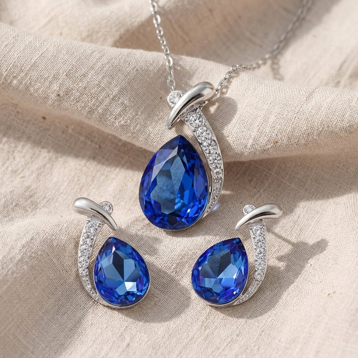 Schmuckset Klassische Meerjungfrauen-Eleganz | Weissgold