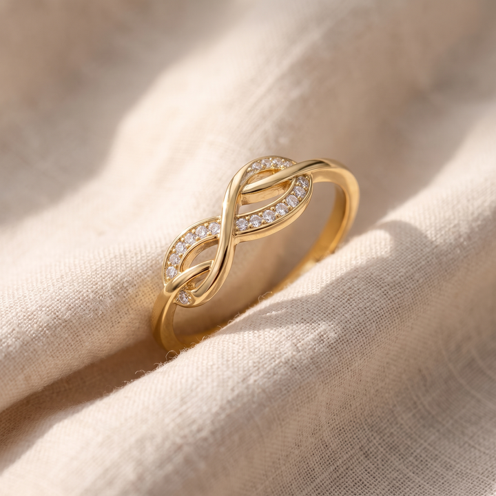 Goldring Infinity mit Kette