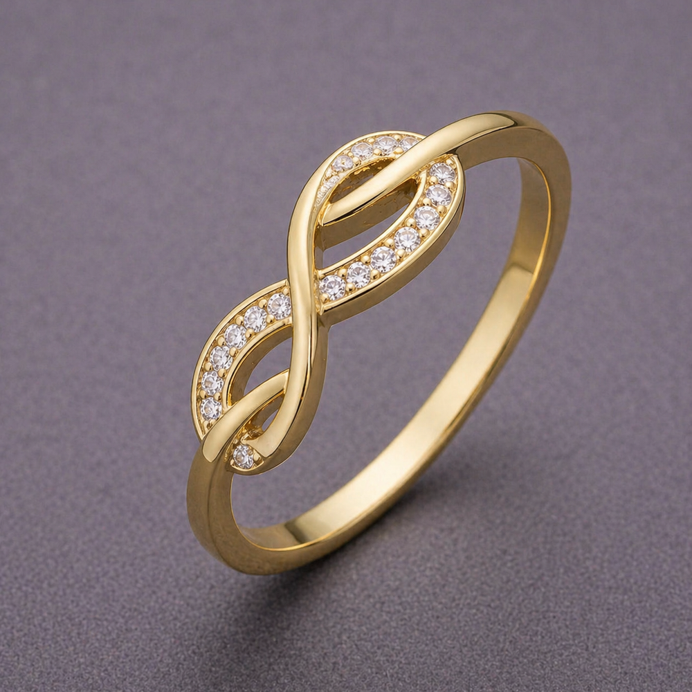Goldring Infinity mit Kette