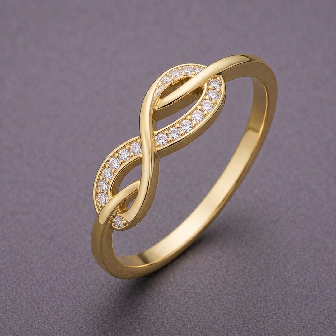 Goldring Infinity mit Kette