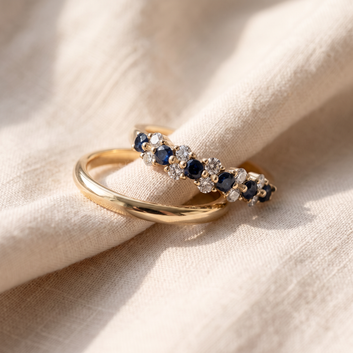 Eleganter Vintage-Ring mit Zirkonia