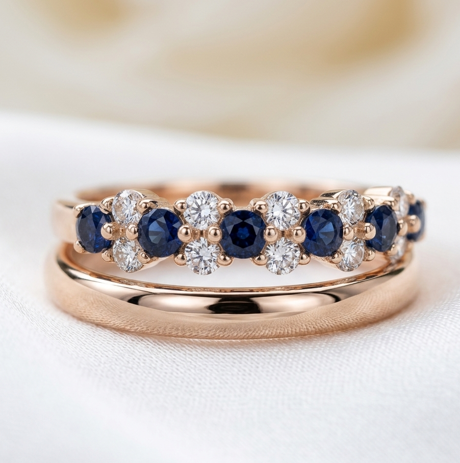 Eleganter Vintage-Ring mit Zirkonia