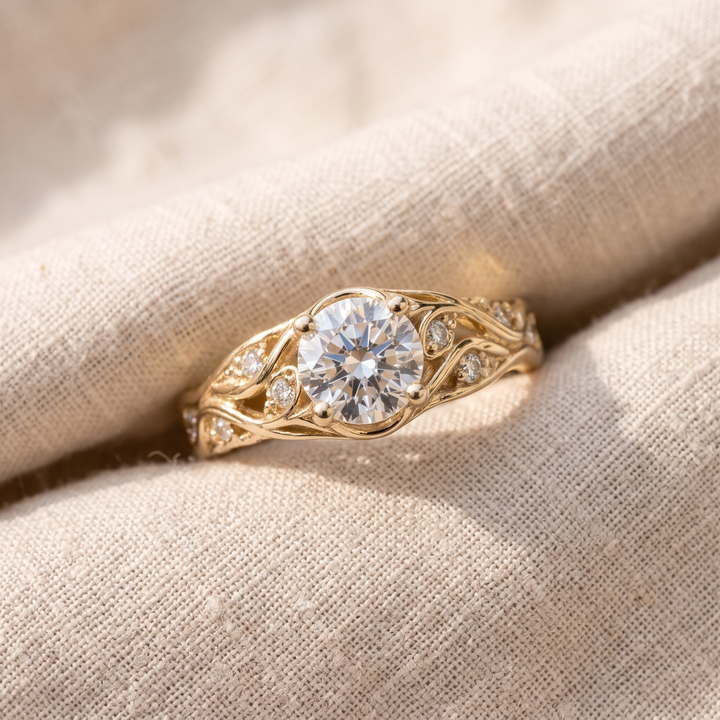 Exotischer auffälliger Ring mit Zirkonia